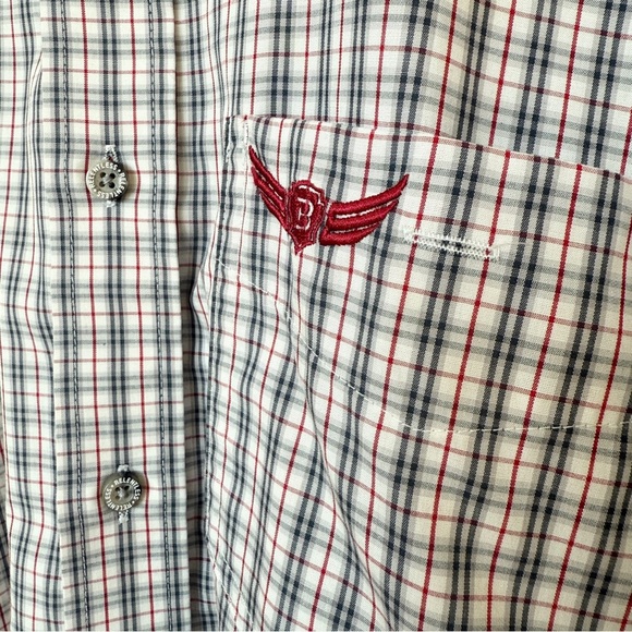 ARIAT Relentless Men's Plaid Long Sleeve Button-Up Shirt L Multicolor Casual - Picture 4 of 13